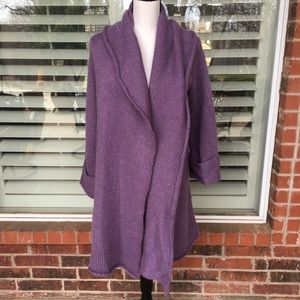 Purple Cardigan/Duster from Soft Surroundings